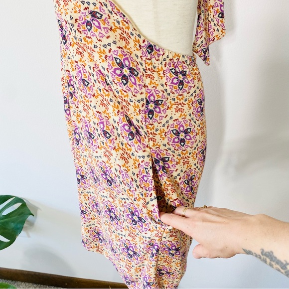 Free People floral Isla halter open back mini dress size small - Picture 7 of 16